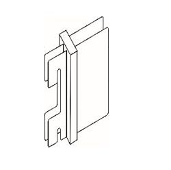 Держатель для панели (штука) - Системы перфорированный стоек для изготовления торгового оборудования Basis / Slim / PP / Light