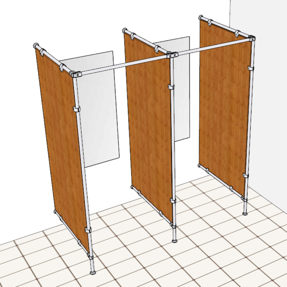 Примерочные кабины для магазина одежды