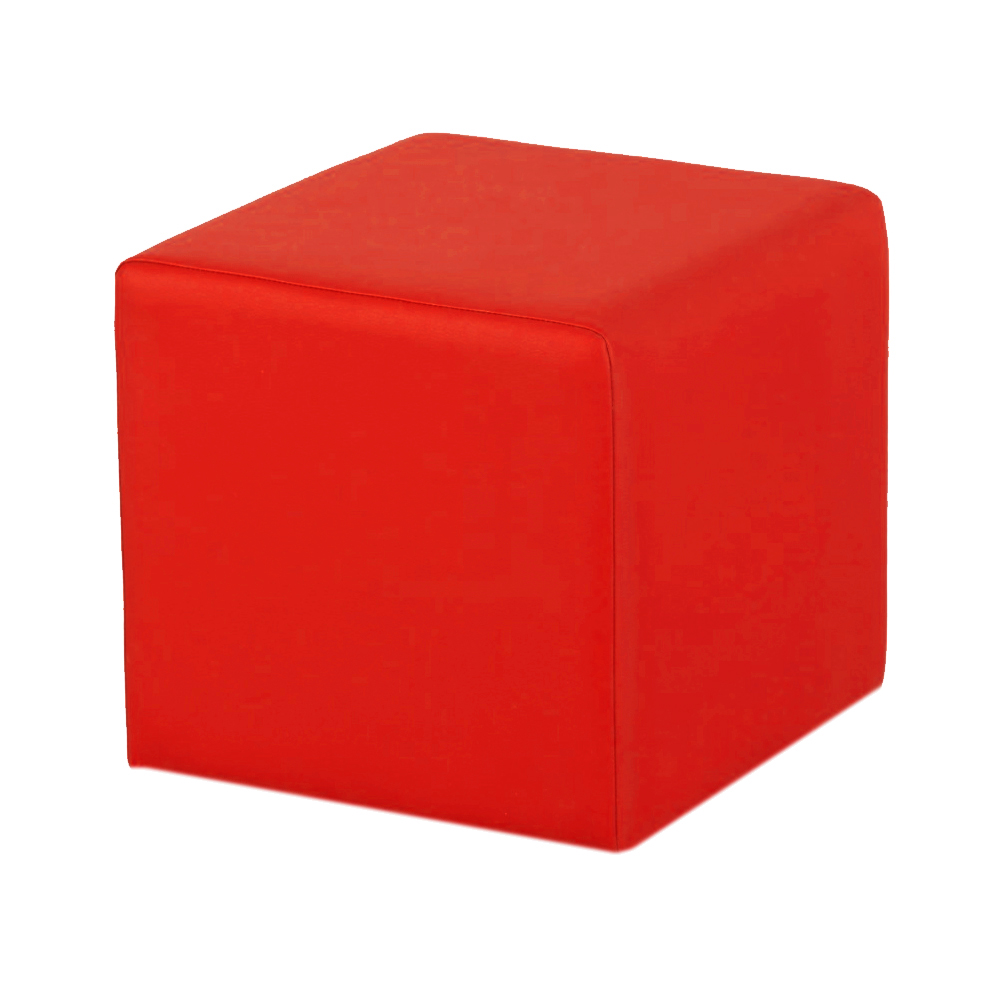 Банкетка куб Красный