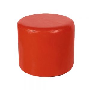 Банкетка цилиндр - Красный, 380 × 380 × 370 мм